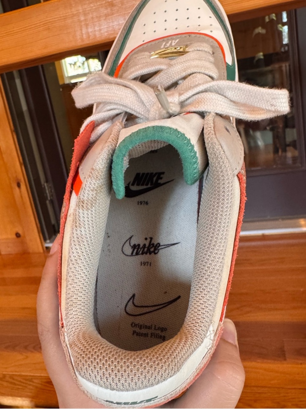 Nike Air Force 1s multicolored size 7.5 - Picture 6 of 6